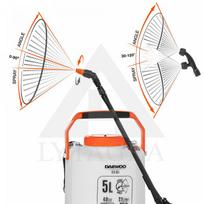 purkstuvas 5 - Akumuliatorinis sodo purkštuvas Daewoo DSA 5Li, 5 l - 3 nuotrauka