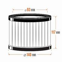 dulkiu daewoo - Vacuum Cleaner Accessory|DAEWOO|HEPA Filter|DAVC25HF - 3 nuotrauka