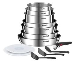 tefal dalys - Tefal Ingenio Emotion, 13 dalių puodų ir keptuvių rinkinys L897DS04, nerūdijantis plienas - 2 nuotrauka
