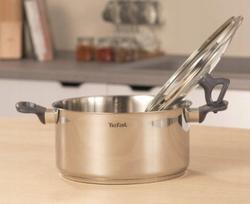 tefal dalys - TEFAL Daily Cook 10 dalių nerūdijančio plieno puodų rinkinys, sidabro spalvos (Silver) - 4 nuotrauka