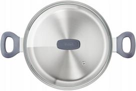 tefal dalys - TEFAL Daily Cook 10 dalių nerūdijančio plieno puodų rinkinys, sidabro spalvos (Silver) - 8 nuotrauka