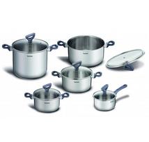 tefal dalys - TEFAL Daily Cook 10 dalių nerūdijančio plieno puodų rinkinys, sidabro spalvos (Silver) - 9 nuotrauka