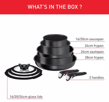 tefal dalys - Tefal Ingenio Daily Chef, 10 dalių - Puodų ir keptuvių rinkinys L7629142 - 2 nuotrauka