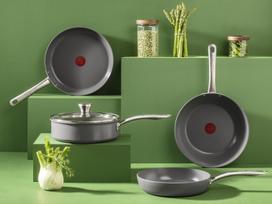 ceramic frying pans - Tefal Renew C4240653, 28 cm, aliumininė keptuvė Pilka (Gray) - 7 nuotrauka