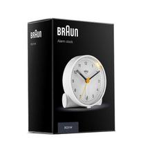 braun zadintuvas - Stalinis laikrodis Braun BC01W (Balta - White) - 3 nuotrauka