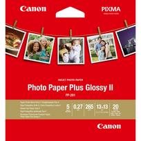 canon popierius - Canon PP-201 fotopopierius Blizgus (Glossy) 13x13 cm, 20 vnt. - 2 nuotrauka