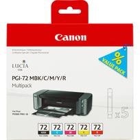 rasalai spausdintuvo - CANON 1LB PGI-72MBK/C/M/Y/R Multi Pack | 6402B009 - 2 nuotrauka