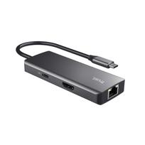 usb adapter usb port - ADAPTERIS USB-C DALYX 6-IN-1/24968 TRUST - 3 nuotrauka