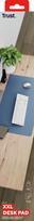 melyna pele - Trust Benya XXL - desk pad (Mėlynas - Blue) - 5 nuotrauka