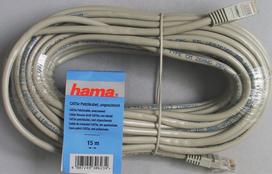 cat 5e senukai - Hama Cable UTP Patch CAT5e Grey 1.5 m - 6 nuotrauka