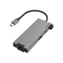 usb c hdmi 3 - Adapteris Hama USB-C -  2xUSB-A/USB-C/HDMI/LAN Prekė - 00200109 - 2 nuotrauka