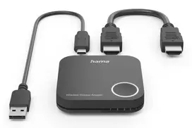 wireless display adapter - Hama Wireless Display Adapter HDMI, Full HD 1080p, Juodas (Black) - 3 nuotrauka