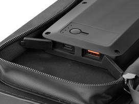 10000mah power bank - Sandberg SolarPanel 22W Powerbank 10000, 10000mAh, 22W, juodas - 6 nuotrauka