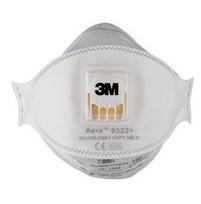 baltos kaukes - 3M T9322 Dusk Mask with Valve - 3 nuotrauka