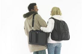 laptop dekl - Kensington Contour Laptop Bag 15 Black - 4 nuotrauka