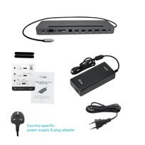usb c laidas 4k - I-TEC USB-C Metal 4K 3xDisplay DS 1xHDMI1xVGA1xDP 1xSD+1xmicroSD CR 1xGLAN 1x3.5mmAudio 2xUSB 3.0 2xUSB 2.0 1xUSB-C PD+ įkroviklis 112W - 10 nuotrauka