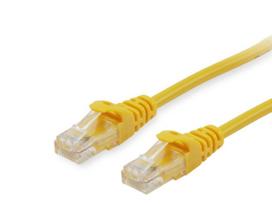 pvc tinklai - Equip Cable CAT 6 U/UTP 3m Yellow - 2 nuotrauka