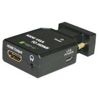 audio jack adapter - Techly 026517 HDMI to VGA with Audio Mini Converter - 2 nuotrauka