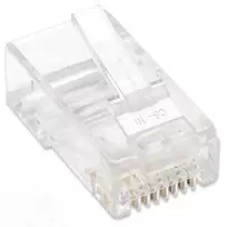 cat 5e senukai - Techly Cat. 5e RJ45 UTP Modular Plug x 100 - 2 nuotrauka