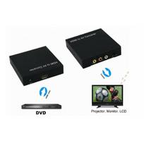 hdmi video audio - Techly HDMI į RCA Composite video + audio L/R - 4 nuotrauka