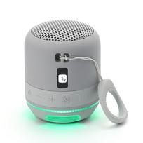 belaide bluetooth kolonele - Techly Wireless Portable Speaker Lights Grey (Pilka) - 2 nuotrauka