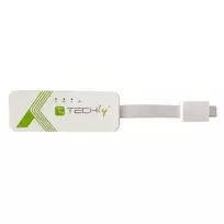 usb 3 0 gigabit ethernet adapter - Techly USB 3.1 Typ C RJ45 10/100/1000 Adapteris, baltas - 2 nuotrauka