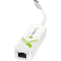 usb 3 0 gigabit ethernet adapter - Techly USB 3.1 Typ C RJ45 10/100/1000 Adapteris, baltas - 7 nuotrauka