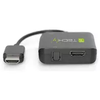 mini jack - Techly 026500 HDMI į 3.5 mm Audio Adapteris Juodas (Black) - 5 nuotrauka