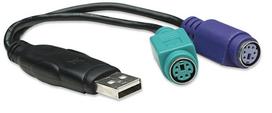 sas to usb - Manhattan Hi-Speed Adapter USB to PS/2 x 2 - 3 nuotrauka