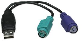 sas to usb - Manhattan Hi-Speed Adapter USB to PS/2 x 2 - 4 nuotrauka