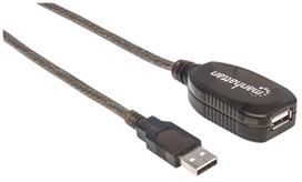 oro dozatoriai - Manhattan Cable USB / USB Black 15m - 3 nuotrauka