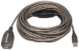 oro dozatoriai - Manhattan Cable USB / USB Black 15m - 6 nuotrauka