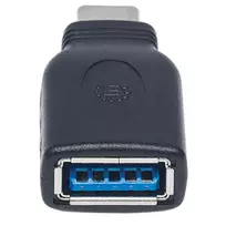 type c i usb a - Manhattan Adapter USB / USB Black - 3 nuotrauka