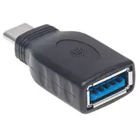 type c i usb a - Manhattan Adapter USB / USB Black - 4 nuotrauka