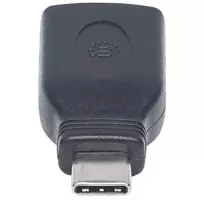 type c i usb a - Manhattan Adapter USB / USB Black - 6 nuotrauka