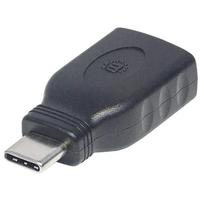 type c i usb a - Manhattan Adapter USB / USB Black - 7 nuotrauka