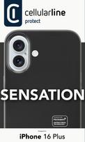 iphone 16 plus deklas - Cellularline iPhone 16 Plus Sensation, Black - 3 nuotrauka