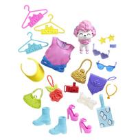 lele barbe pigu.lt - Lėlių namelio baldas Mattel Barbie Extra Surprise Fashion Closet HFG75 - 3 nuotrauka
