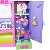 lele barbe pigu.lt - Lėlių namelio baldas Mattel Barbie Extra Surprise Fashion Closet HFG75 - 5 nuotrauka