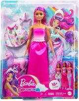 lele barbe pigu.lt - Mattel Barbė lėlė + undinė apranga HLC28/5 - 3 nuotrauka