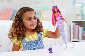 lele barbe pigu.lt - Mattel Barbė lėlė + undinė apranga HLC28/5 - 4 nuotrauka