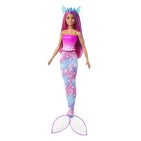 lele barbe pigu.lt - Mattel Barbė lėlė + undinė apranga HLC28/5 - 10 nuotrauka