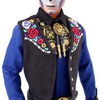 lele barbe pigu.lt - Mattel Lėlė Barbė Ken Dia De Muertos 2022 HBY10, 30 cm - 3 nuotrauka