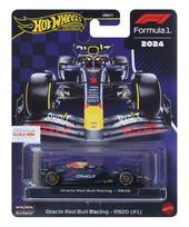 rb20 - HOT WHEELS Premium lenktyninis Raudonas Bull 2024 Max Verstappen automodeliukas, JBM12 - 6 nuotrauka