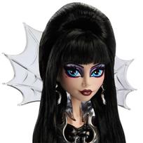 tamsoje - Mattel Monster High Skullector Elvira, Tamsos šeimininkė (Mistress of the Dark) HYV99 - 3 nuotrauka