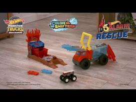 trasos - Mattel Hot Wheels Monster Trucks kovų arena „5 sirenos“, HPN73 - 5 nuotrauka