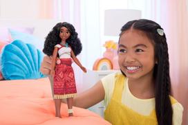 lele moana - Mattel Disney Princess Moana lėlė Vajana (JBT33), 28 cm, balta (White) - 8 nuotrauka