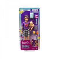 lele barbe pigu.lt - Mattel Barbie Skipper lėlė auklė su kūdikiu ir priedais GRP11 - 6 nuotrauka