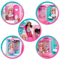 barbes namas su lele - Mattel Barbie Chelsea Pop-Up namelis su priedais, 12 cm, įvairių spalvų - 9 nuotrauka