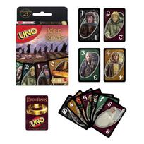 zaidimas ziedai - MATTEL Games UNO The Lord of The Rings kortų žaidimas, JMF13 - 3 nuotrauka